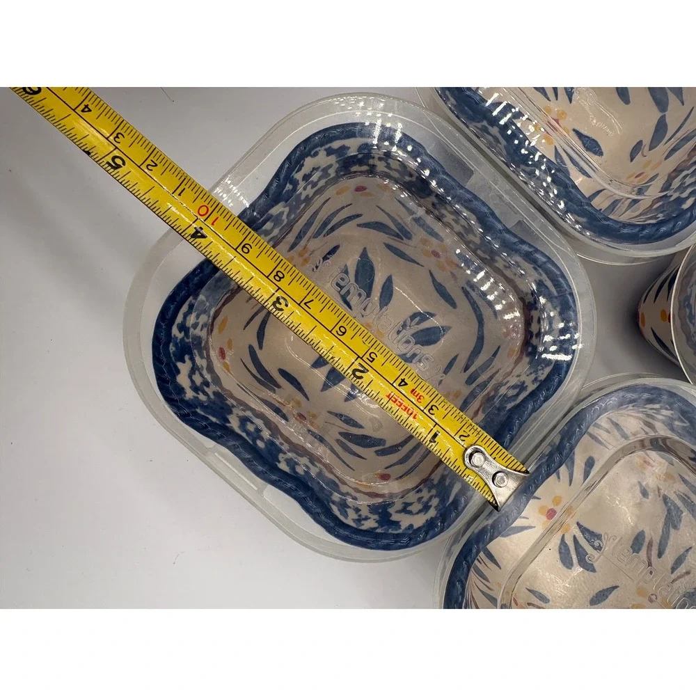 Vintage kitchen Temp-tations Bakeware Set Old World Ceramic 9pc casserole